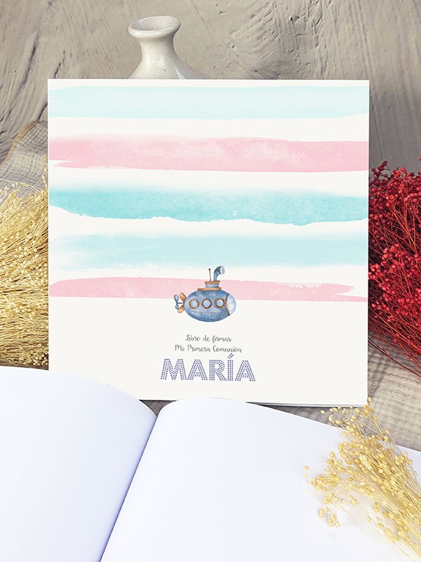 Libro firmas comunión Submarino