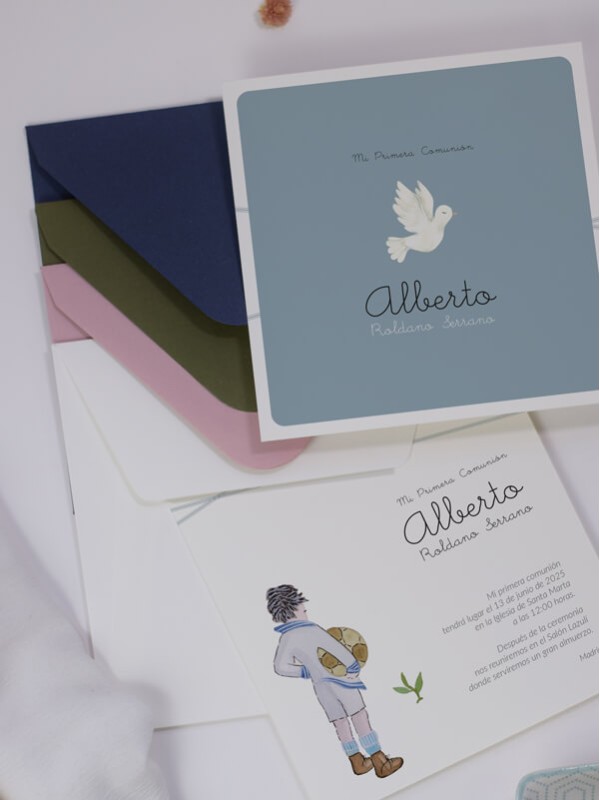 Recordatorio comunión Alberto