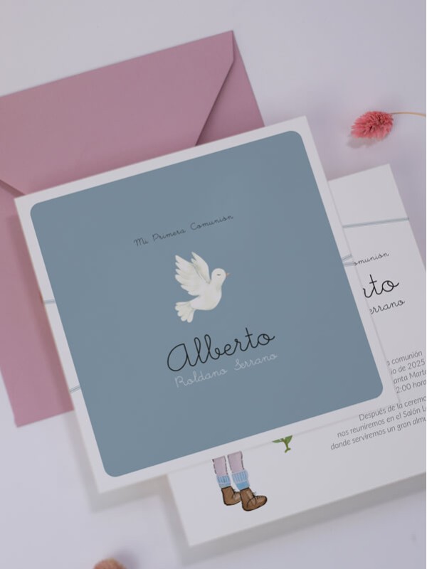 Recordatorio comunión Alberto