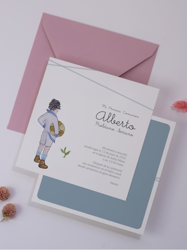 Recordatorio comunión Alberto