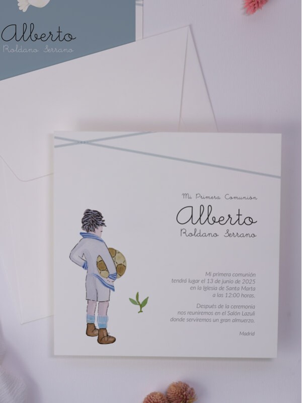 Recordatorio comunión Alberto