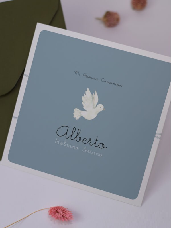 Recordatorio comunión Alberto