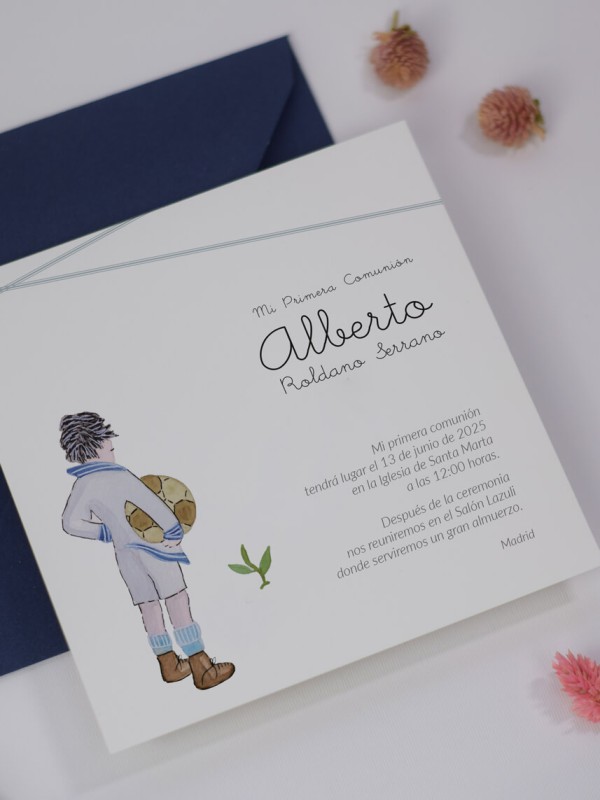 Recordatorio comunión Alberto