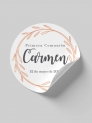 Pegatinas comunión Carmen