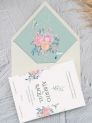 Invitación tarjetón colibrí