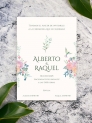 Invitación tarjetón colibrí