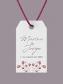 Etiquetas flores