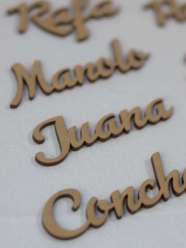 Marcasitios en madera