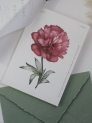 Invitación boda superpuesta transparente.