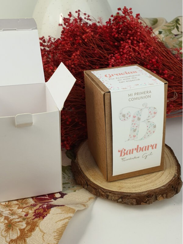 Cajas Regalo comunión Iniciales Niña