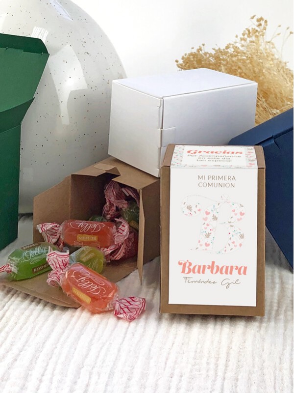 Cajas Regalo comunión Iniciales Niña