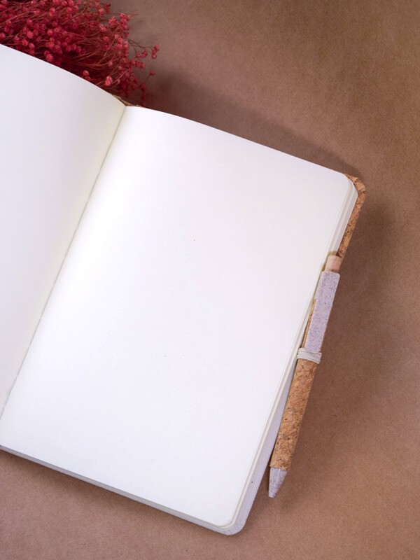 Cuaderno notas corcho regalo bodas