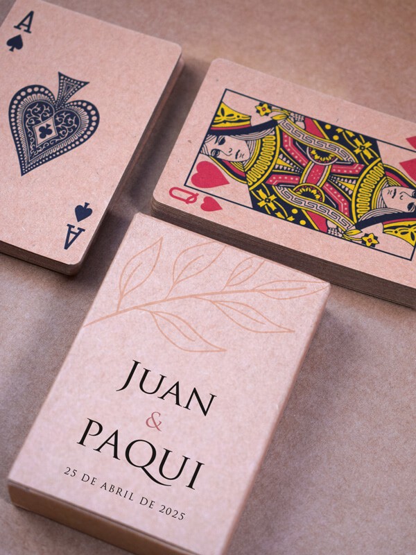 Barajas cartas regalo boda