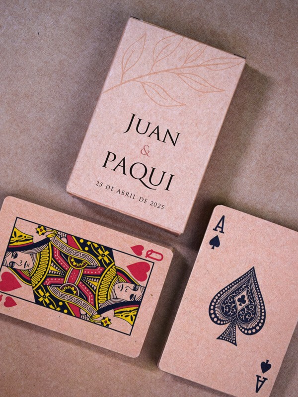Barajas cartas regalo boda