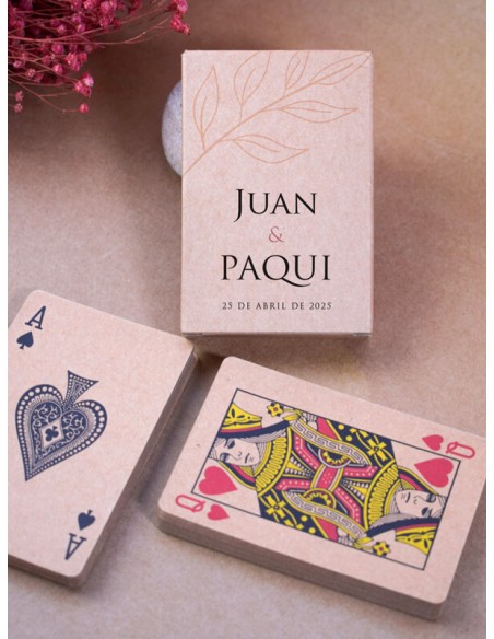 Barajas cartas regalo boda