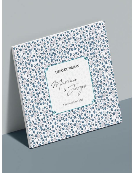 Libro firmas flores