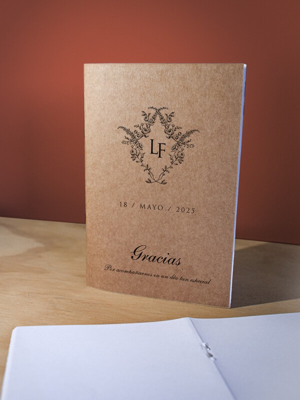 Libretas regalo boda