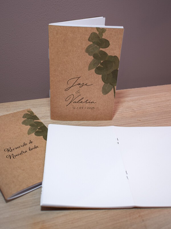 Libretas regalo boda