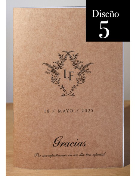 Libretas regalo boda