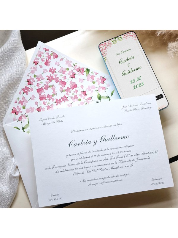 Pack Invitaciones Papel y Digital 75