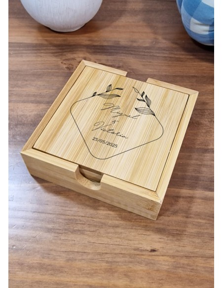 Posavasos regalo boda