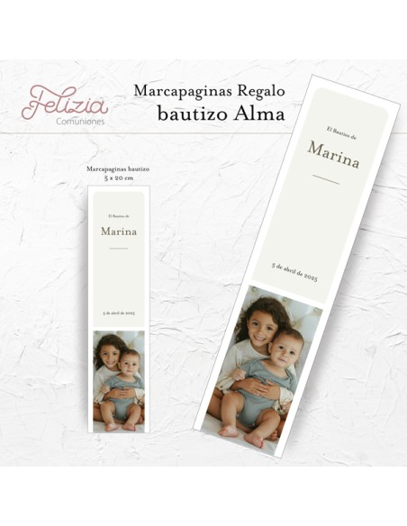Marcapáginas Bautizo Alma