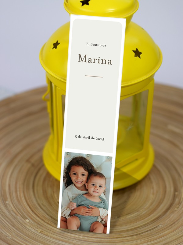 Marcapáginas Bautizo Alma