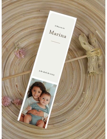 Marcapáginas Bautizo Alma