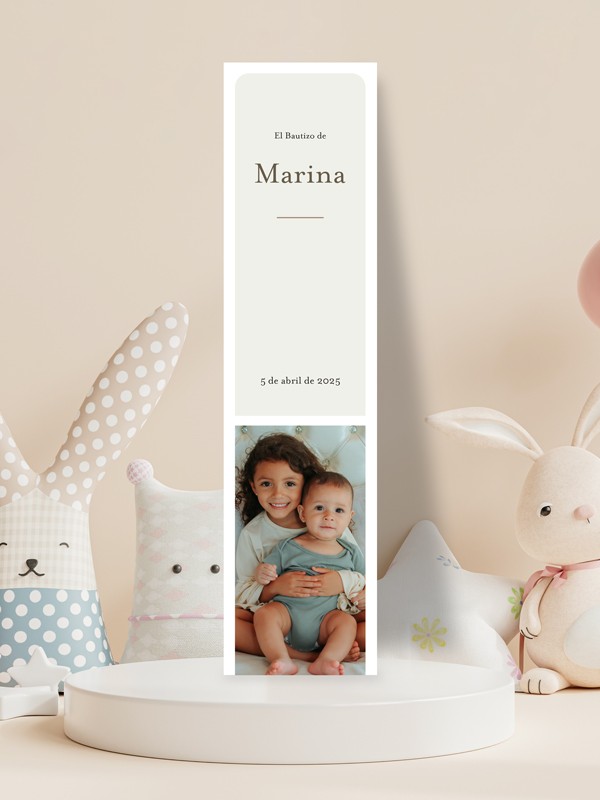 Marcapáginas Bautizo Alma