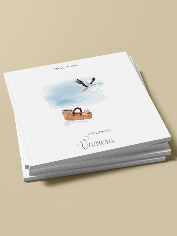 Libro firmas Bautizo Baby