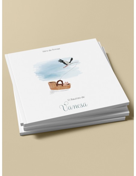 Libro firmas Bautizo Baby
