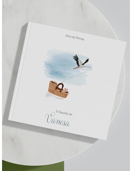 Libro firmas Bautizo Baby
