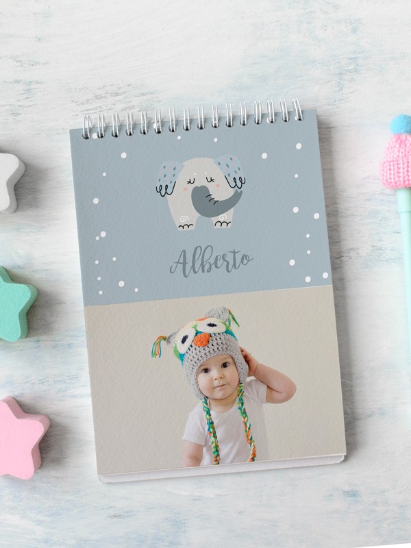 Blog de notas regalo bautizo Elefante