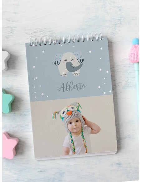 Blog de notas regalo bautizo Elefante