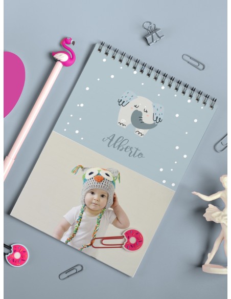 Blog de notas regalo bautizo Elefante