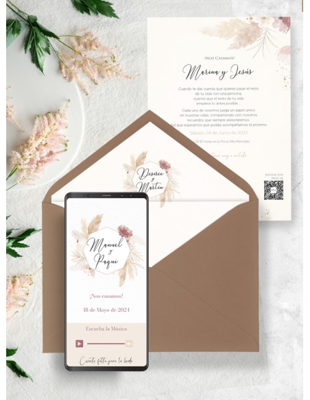 Pack Invitaciones Papel y Digital 75