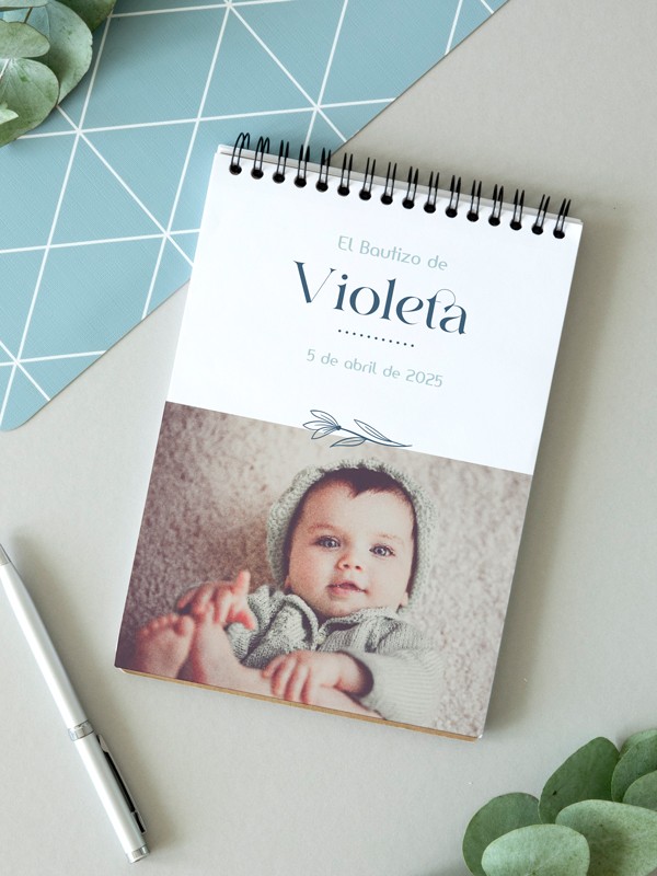 Blog de notas regalo bautizo Jirafa Lola