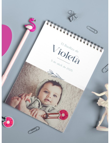 Blog de notas regalo bautizo Jirafa Lola