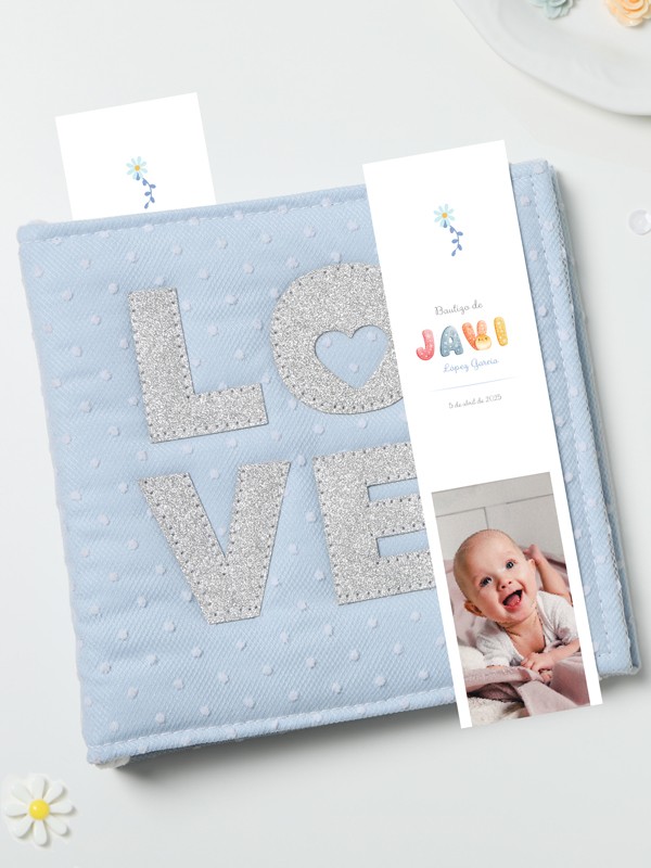 Marcapáginas Bautizo Iniciales