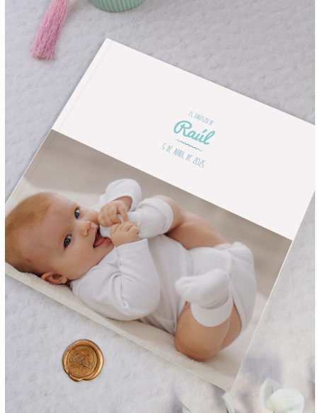 Libro firmas Bautizo Ballena Love