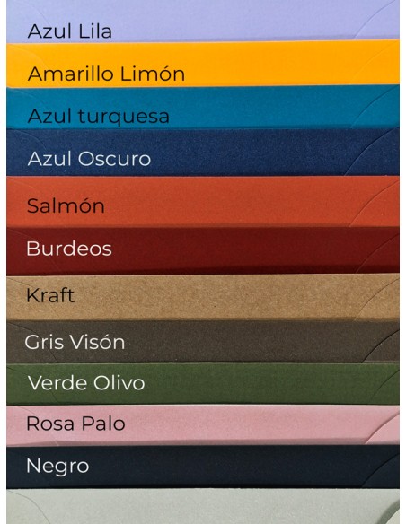 Invitaciones Boda con sobres especiales Gold Black