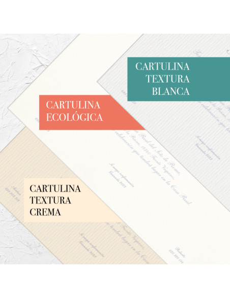 Invitaciones Boda con sobres especiales Cloé