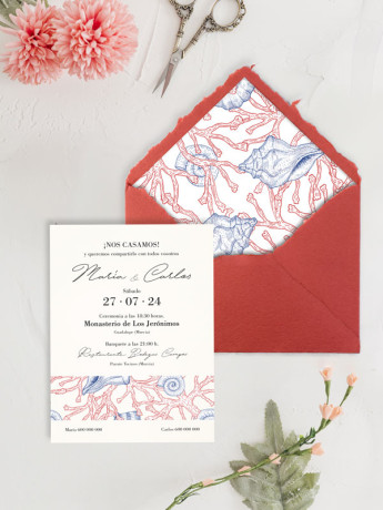 Invitaciones boda con...