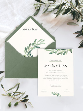 Invitaciones boda con... 2