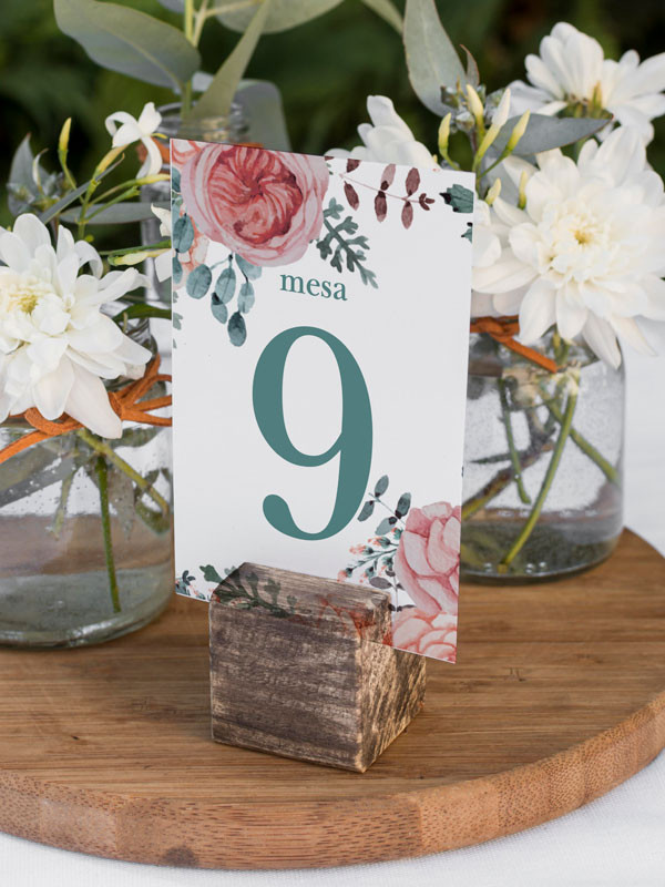 Mesero-boda-floral-Romantico-gratis