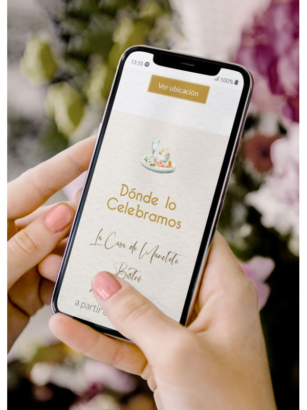 Invitación digital Comunión Smile