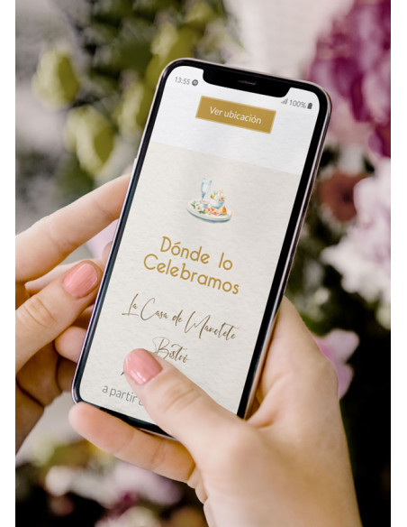 Invitación digital Comunión Smile