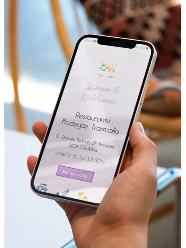 Invitación digital Comunión Marta