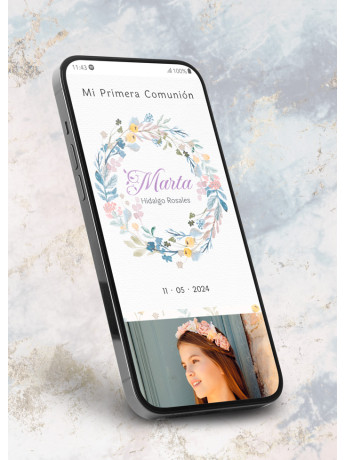 Invitación digital Comunión...