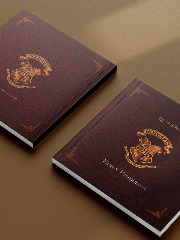 Libro firmas Boda Harry Potter